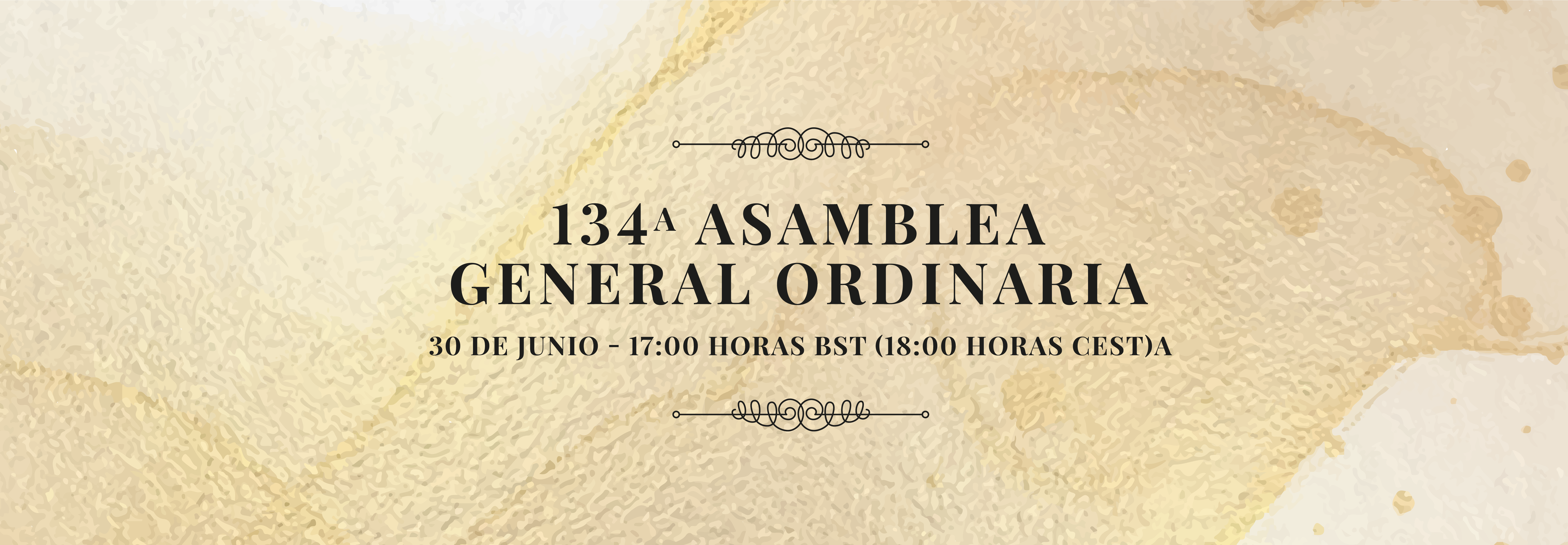 134a ASAMBLEA GENERAL ORDINARIA
