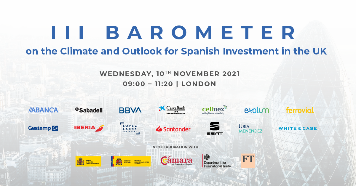 III Barometer on the Climate and Outlook for Spanish Investment in the UK