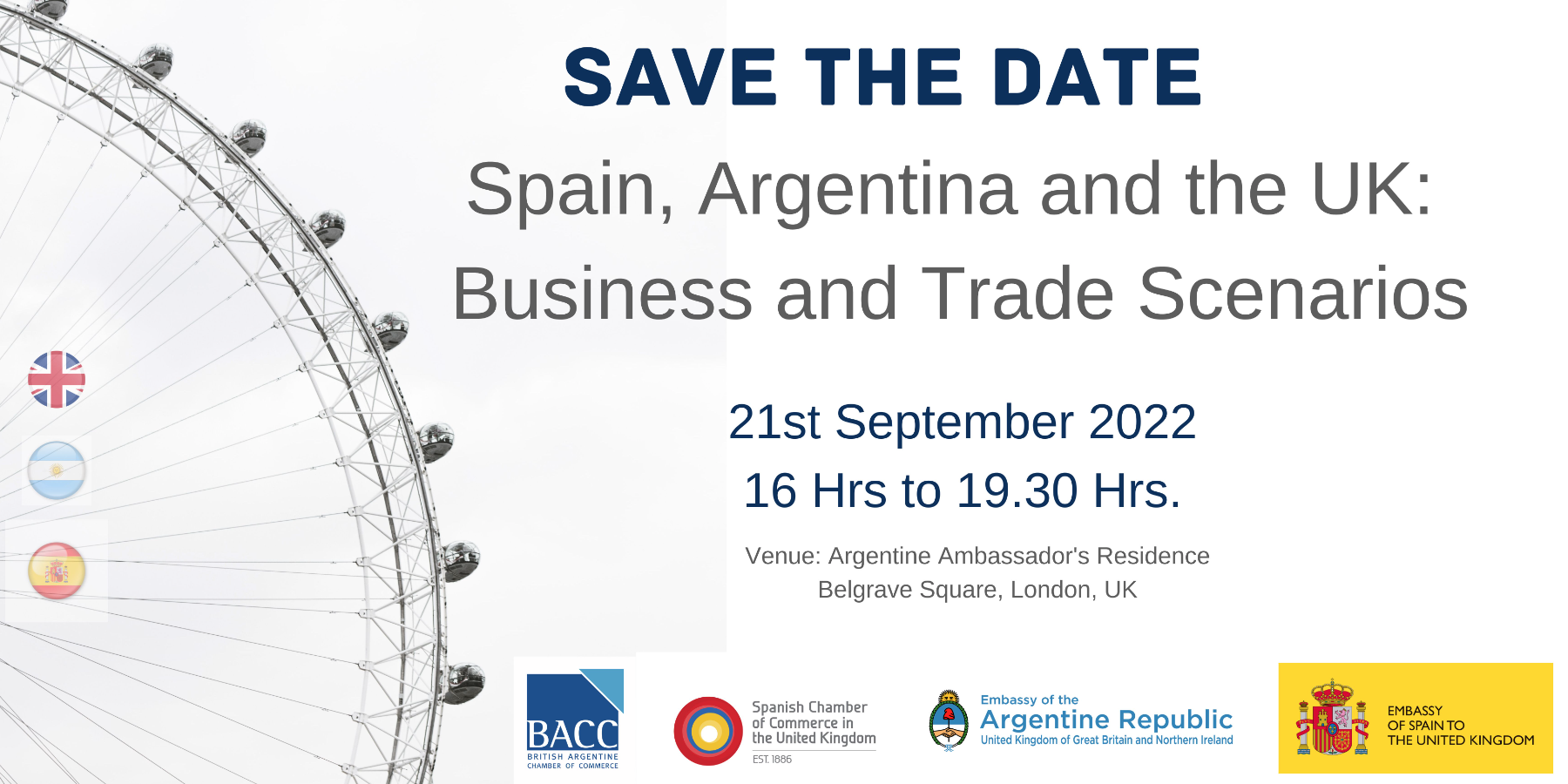 NETWORKING EVENT | Spain, Argentina and the UK: Business and Trade Scenarios