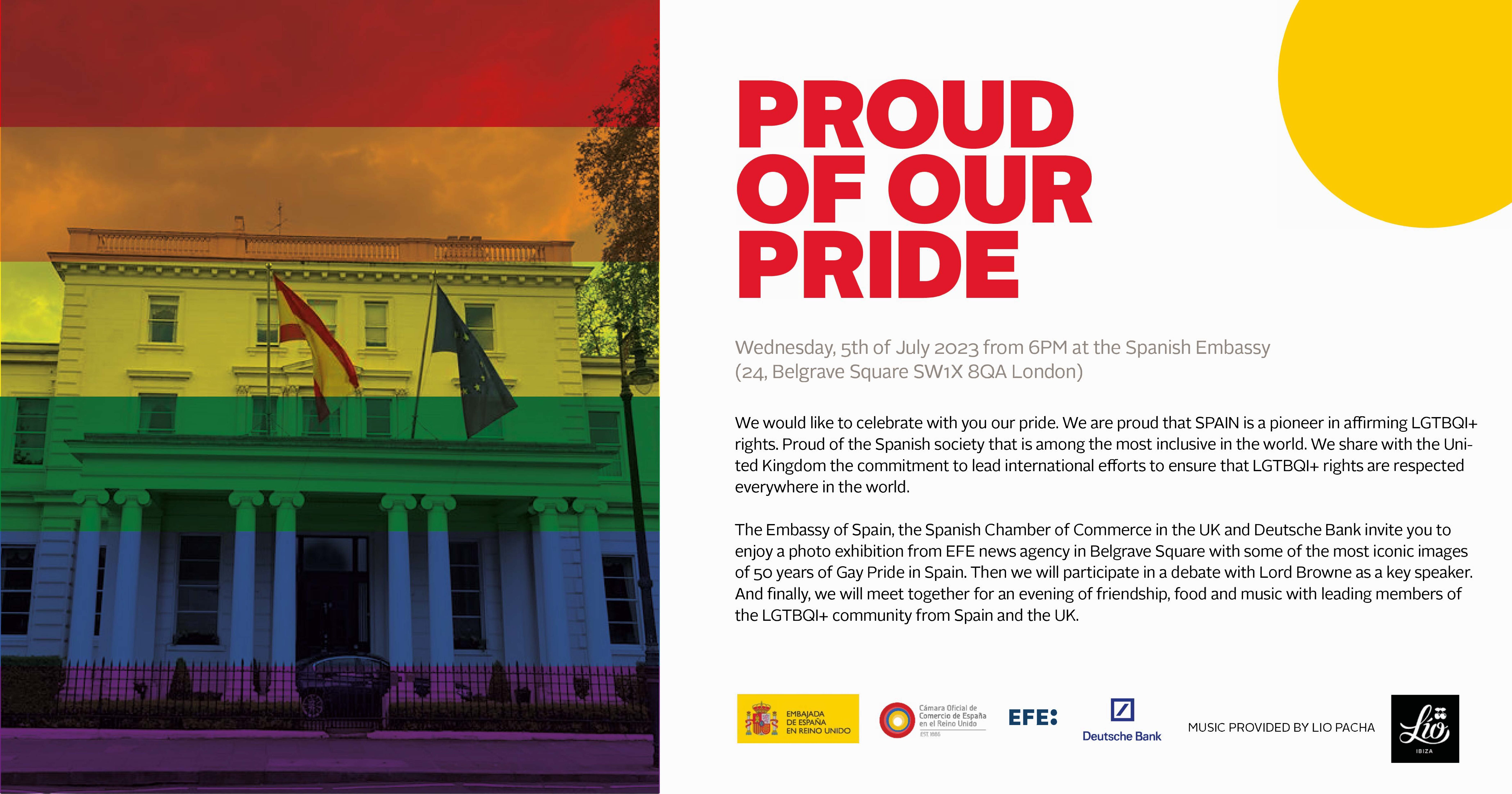 PROUD OF OUR PRIDE