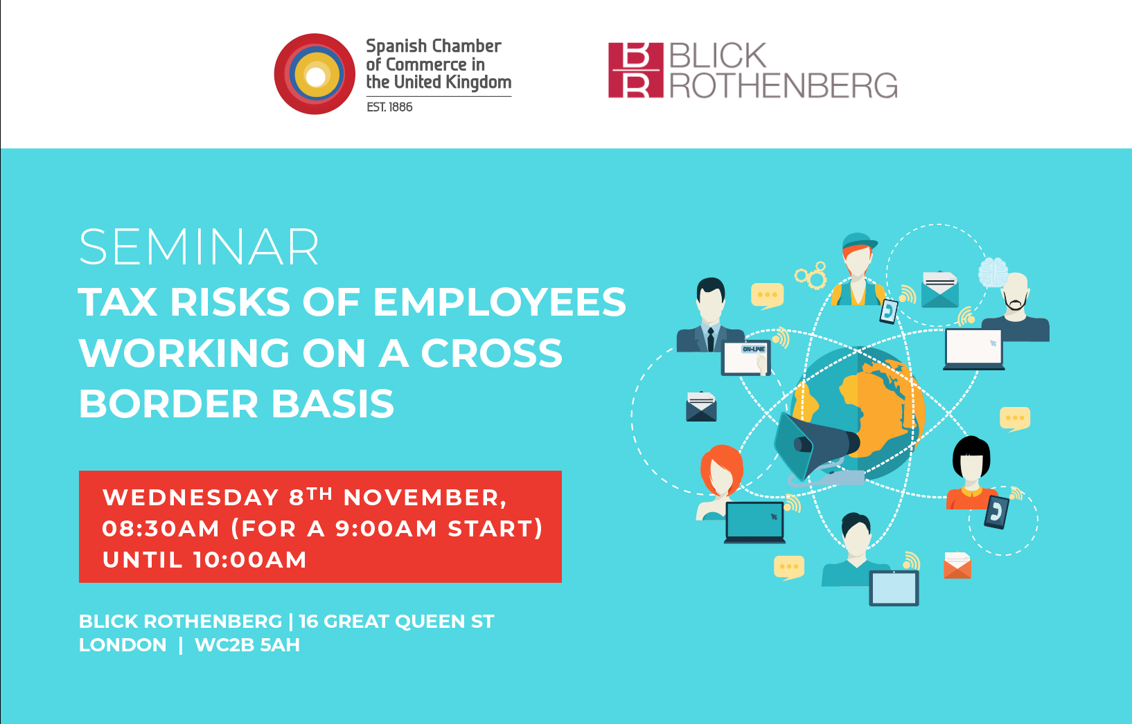 SEMINAR | TAX RISKS OF EMPLOYEES WORKING ON A CROSS BORDER BASIS