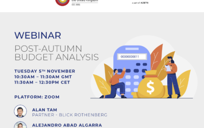 WEBINAR | POST-AUTUMN BUDGET ANALYSIS  