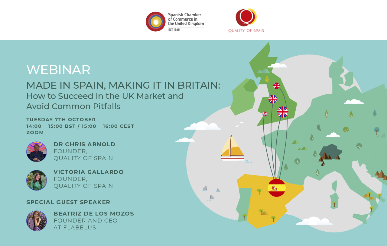 WEBINAR | MADE IN SPAIN, MAKING IT IN BRITAIN: HOW TO SUCCEED IN THE UK MARKET AND AVOID COMMON PITFALLS