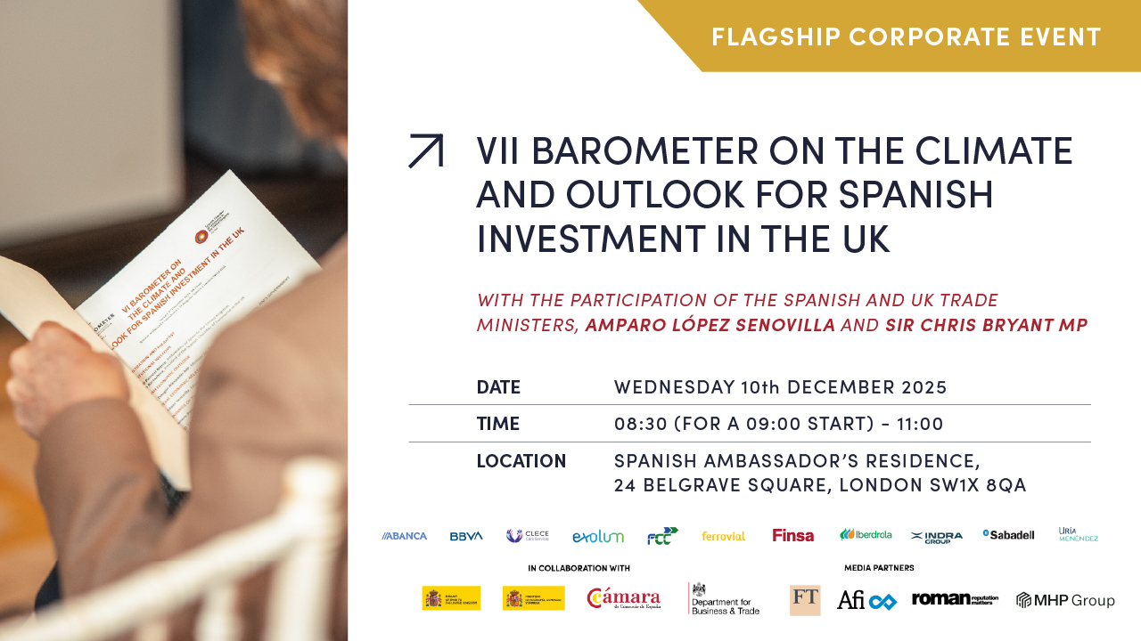 VII BAROMETER ON THE CLIMATE & OUTLOOK FOR SPANISH INVESTMENT IN THE UK