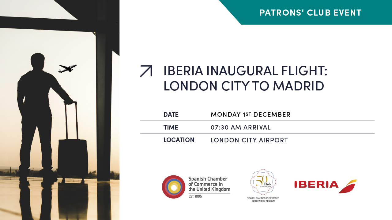 INAUGURAL FLIGHT: LONDON CITY TO MADRID