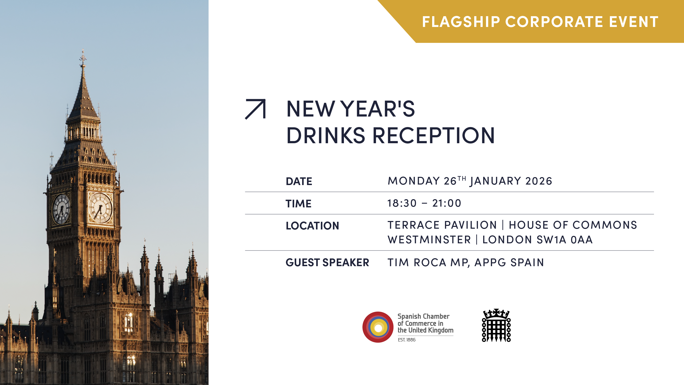 NEW YEAR’S DRINKS RECEPTION