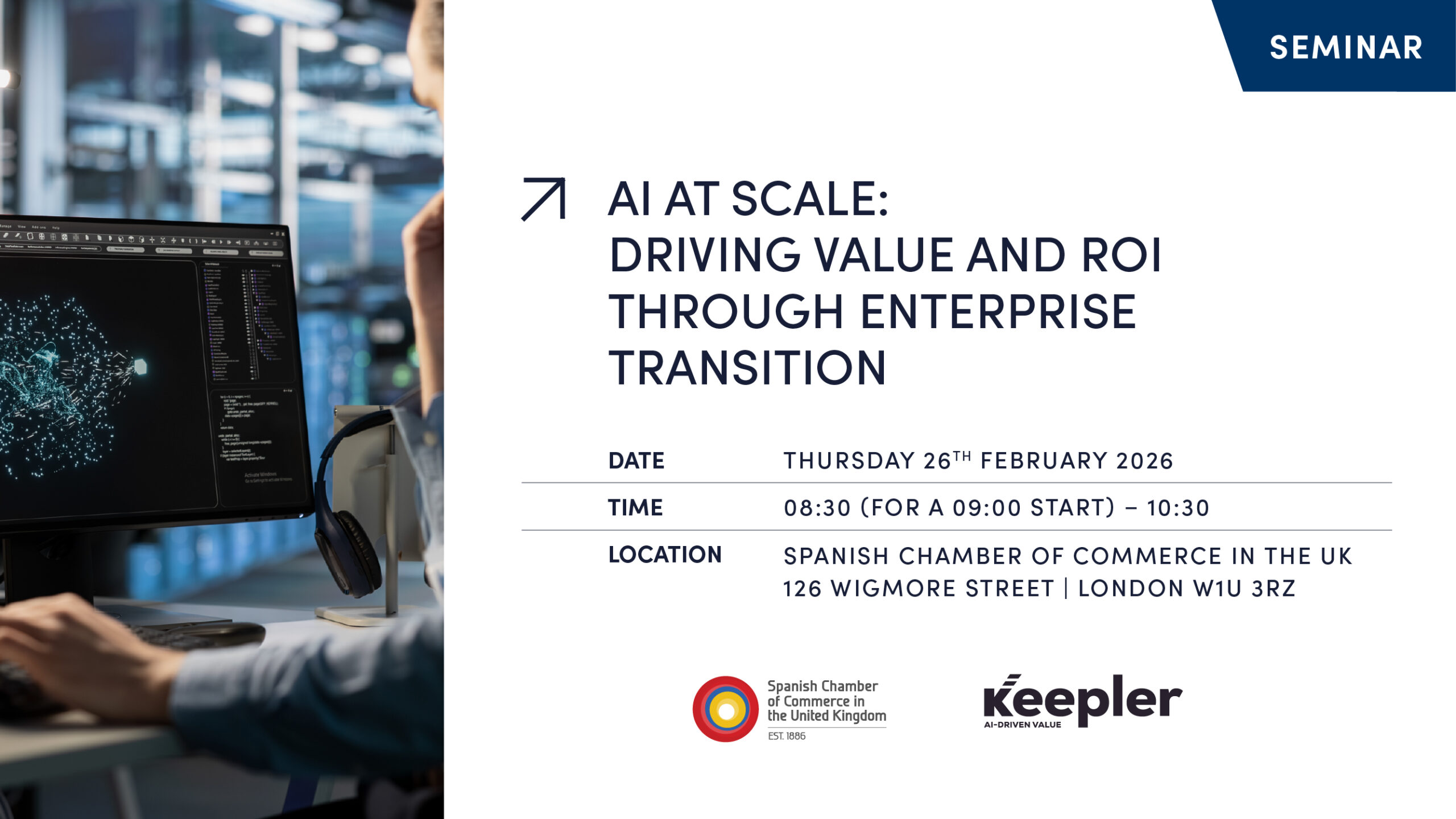 SEMINAR | AI AT SCALE: DRIVING VALUE AND ROI THROUGH ENTERPRISE TRANSITION