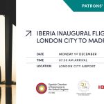 INAUGURAL FLIGHT: LONDON CITY TO MADRID
