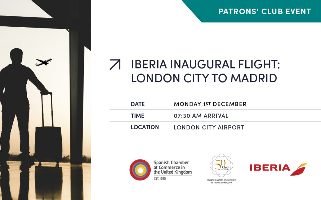 INAUGURAL FLIGHT: LONDON CITY TO MADRID