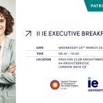 PATRONS’ CLUB EVENT | II IE EXECUTIVE BREAKFAST